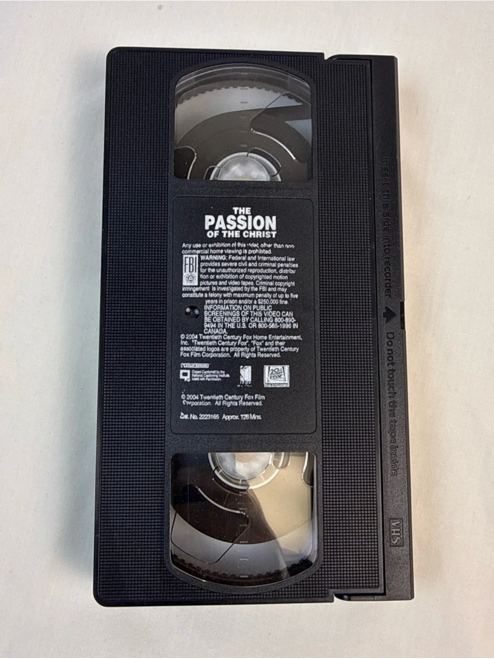 The Passion of the Christ Graphic VHS- by Mel Gibson